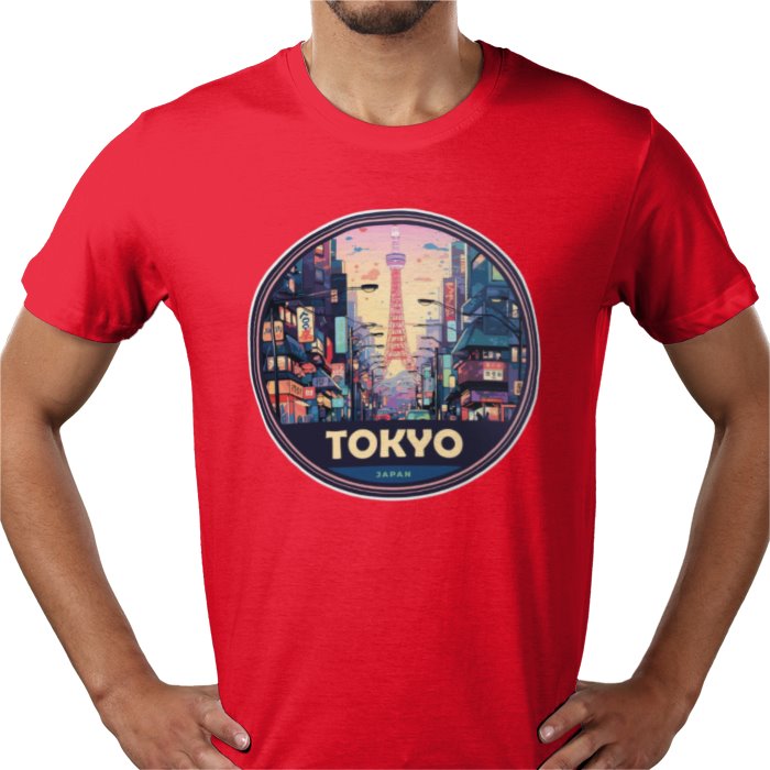 Tokyo Japan Badge T-shirt