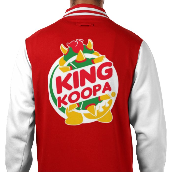 Super Mario Bro's & Burger King - King Koopa Varsity Jacket