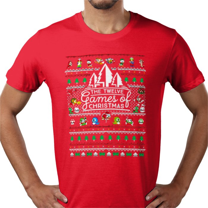 Ugly Jumper Style - 12 Games Of Christmas T Shirt