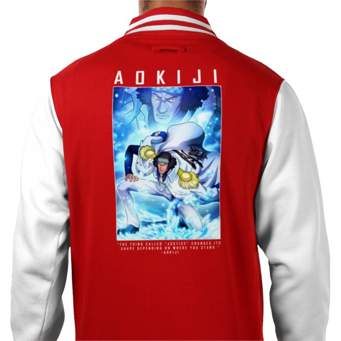 One Piece - Aokiji Theme 1 Varsity Jacket