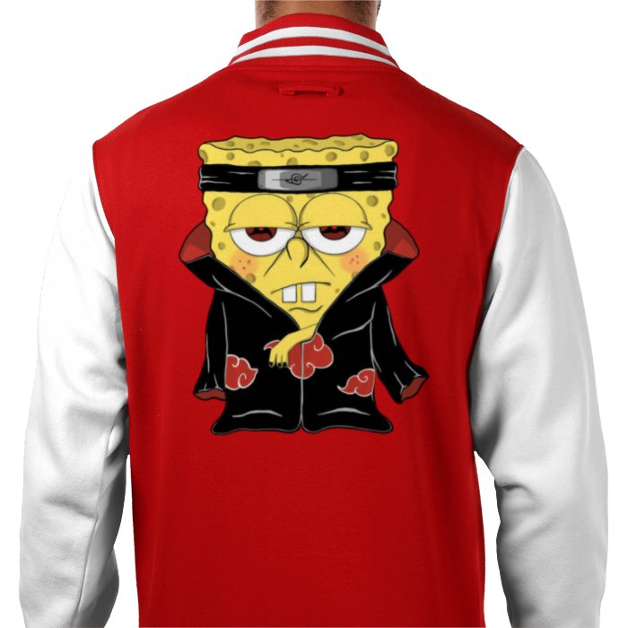 SpongeBob SquarePants & Naruto - SpongeBob Uchiha Varsity Jacket