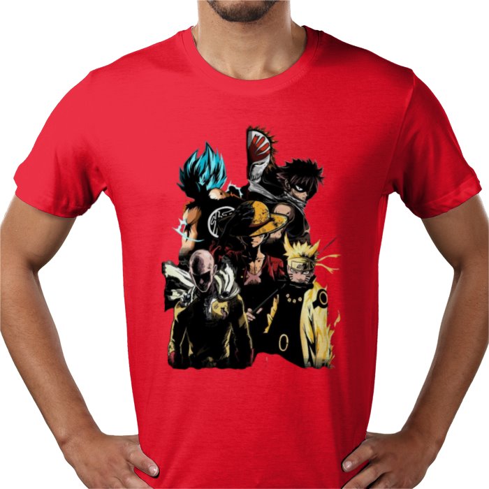 Anime - Heroes Crossover T-shirt