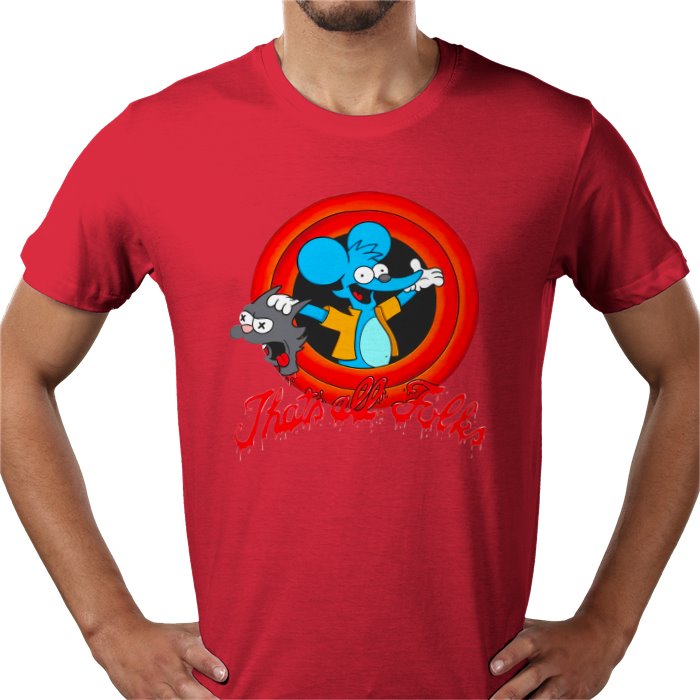 The Simpsons x Looney Tunes — Itchy & Scratchy T-Shirt