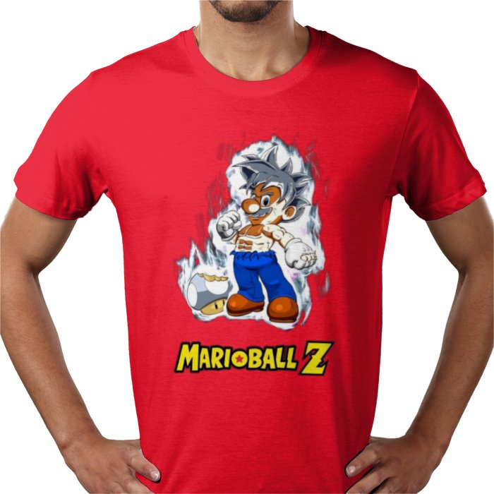 Super Mario x Dragonball Z - Ultra Instinct Mario T-shirt