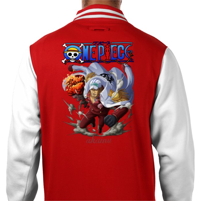 One Piece - Akainu Portrait Varsity Jacket