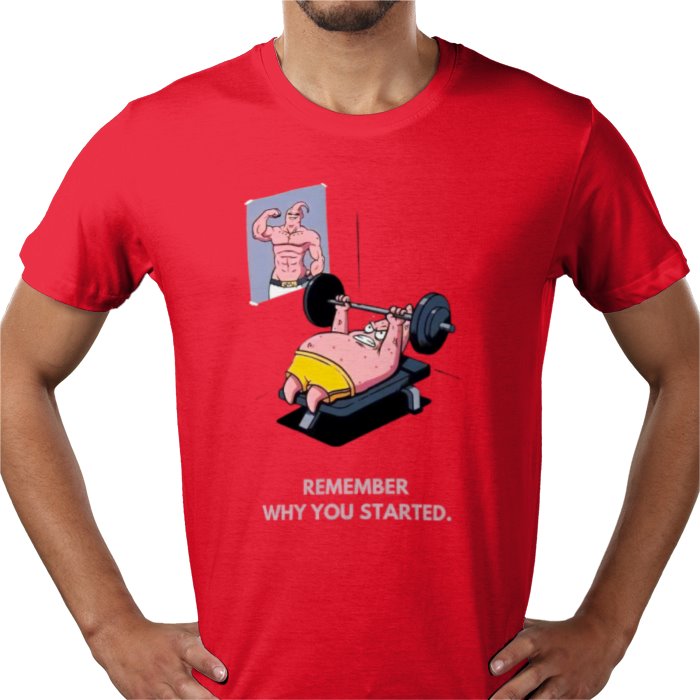 Dragonball Z & SpongeBob Square Pants- Remember Why You Started T-shirt