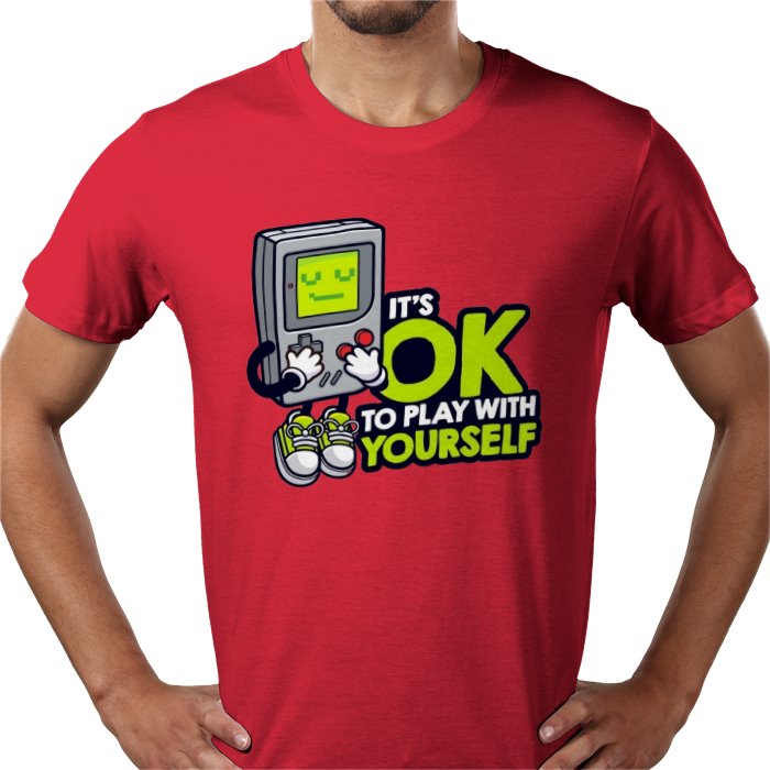Game Boy — It's OK To Play With Yourself T-Shirt