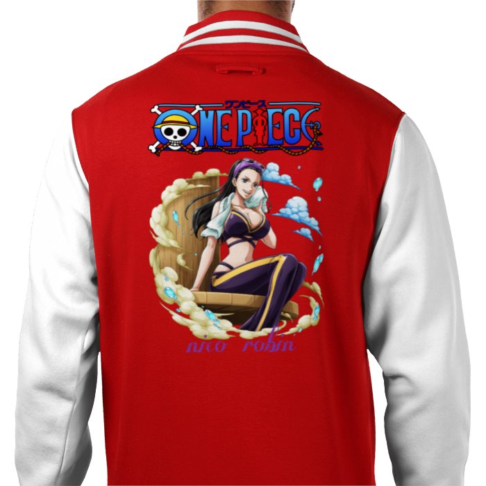 One Piece - Nico Robin Portrait Varsity Jacket