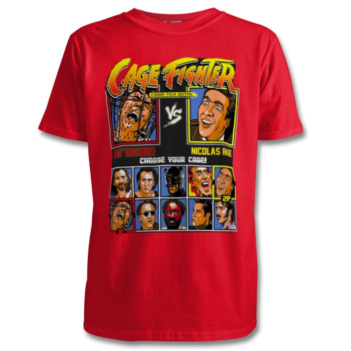 Nicholas Cage & Street Fighter - Cage Fighter T-shirt