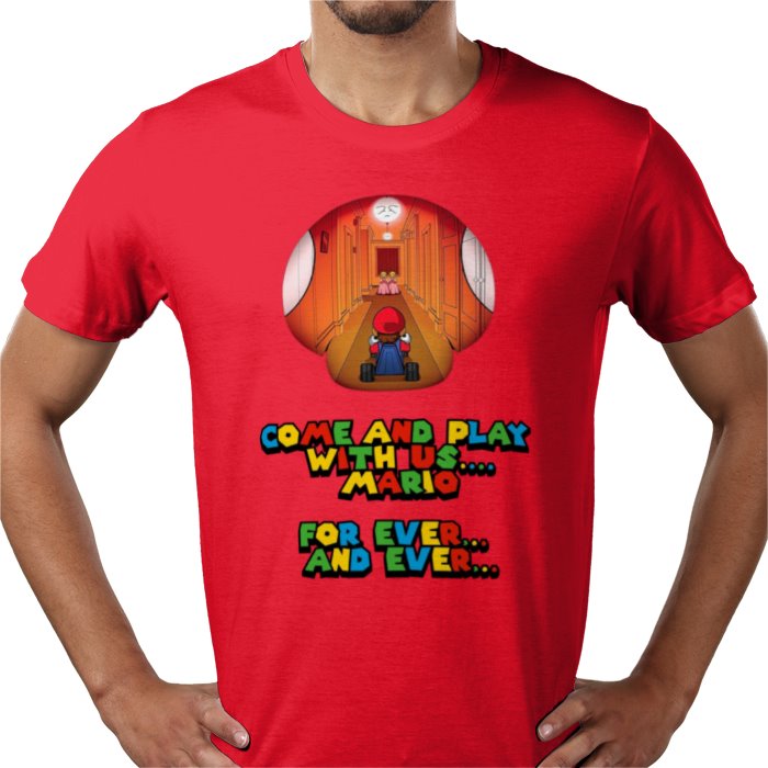 Super Mario x The Shining - Come Play With Us T-shirt