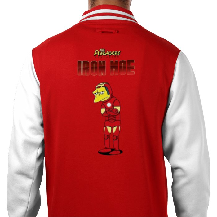 The Simpsons & Iron Man - Iron Moe Varsity Jacket