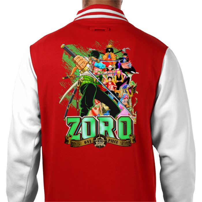 One Piece - Zorro Theme 3 Varsity Jacket