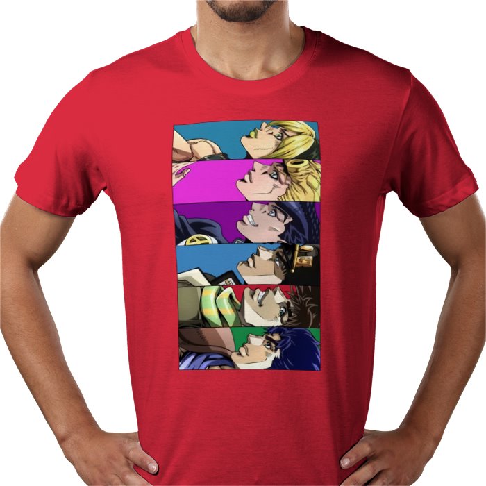 JoJo's Bizarre Adventure - Side Collage T-Shirt