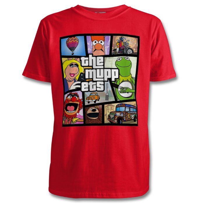 The Muppets & Grand Theft Auto - Grand Theft Auto Style T-shirt