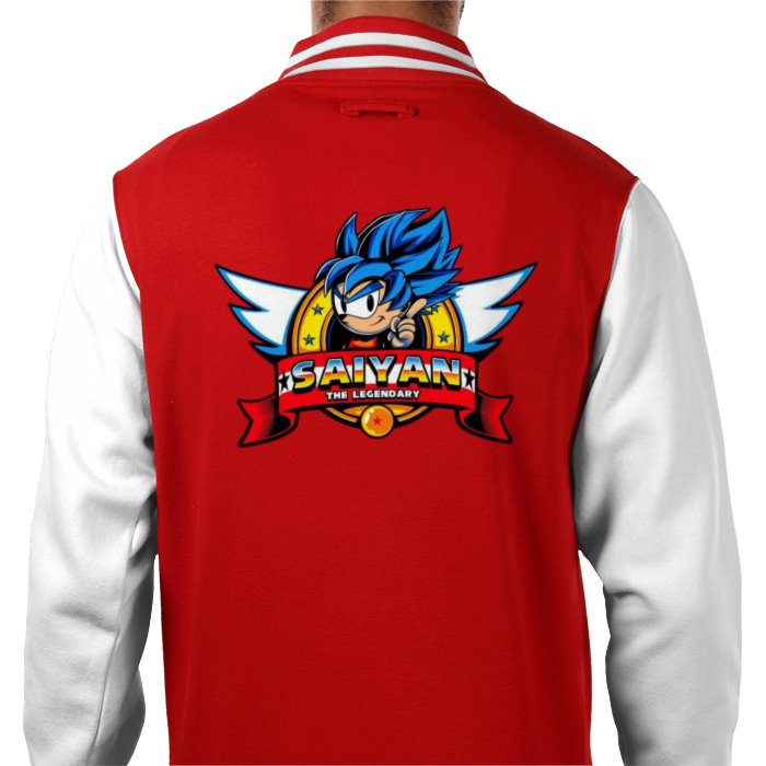 Sonic & Dragonball Z - Sonic The Saiyan Varsity Jacket