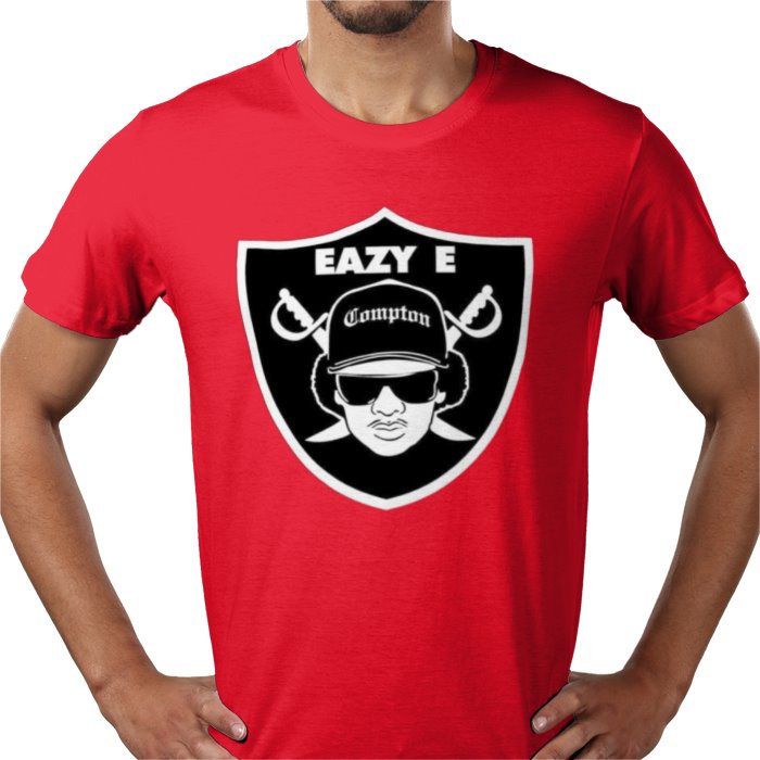 Eazy E - Raiders Badge T-Shirt