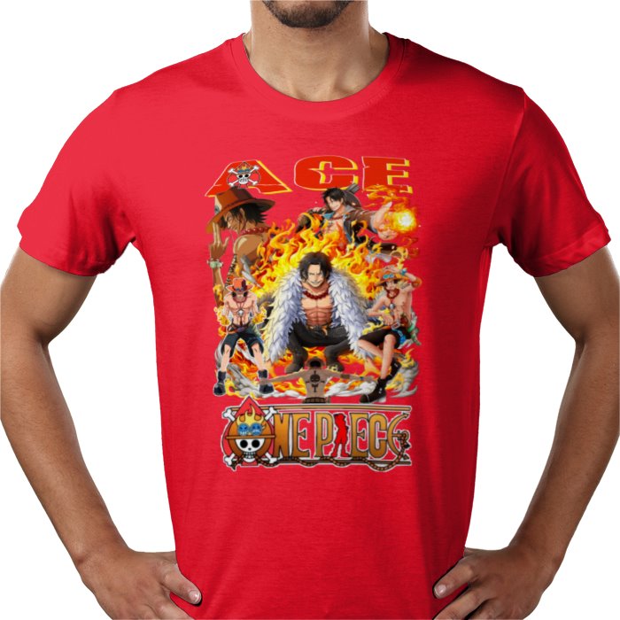 One Piece - Ace Theme 3 T-Shirt