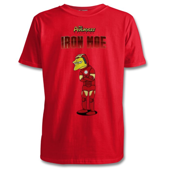 The Simpsons & Iron Man - Iron Moe T-shirt