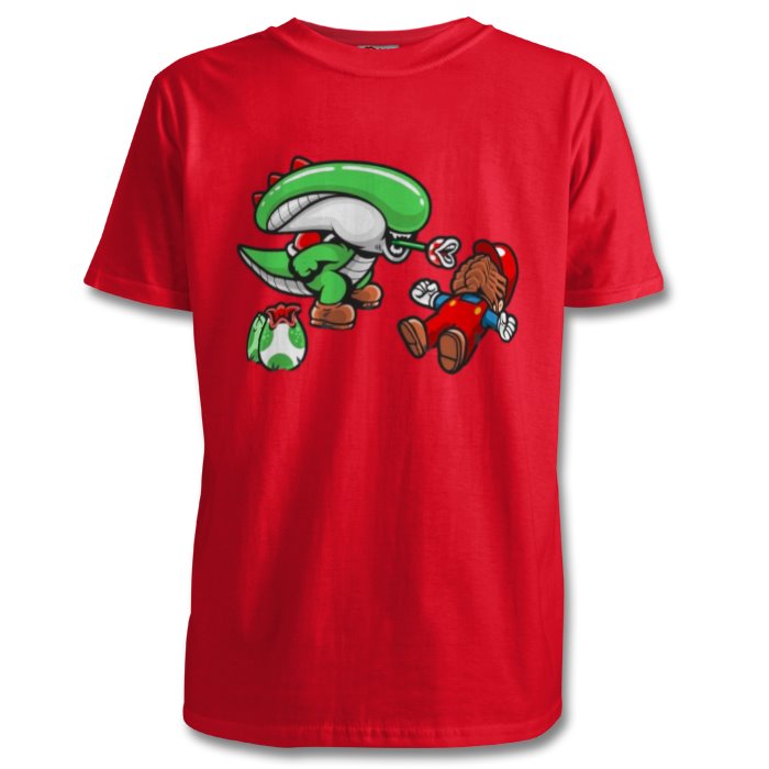 Super Mario Bro's & Alien - Xenomorph Bro's T-shirt