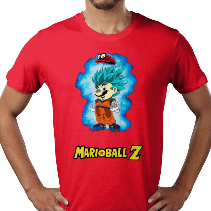 Super Mario x Dragonball Z - Super Saiyan Mario T-shirt