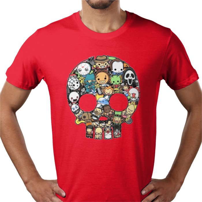 Horror Skull Montage T Shirt