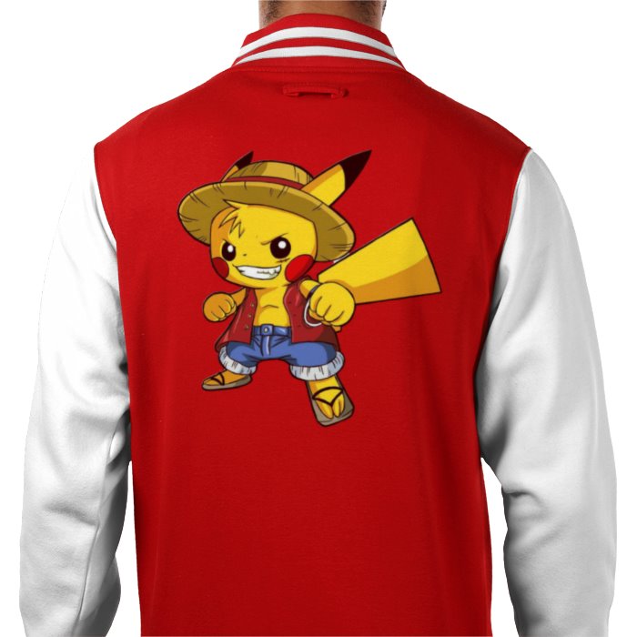 Pokémon & One Piece - PikaLuff Varsity Jacket