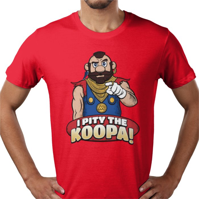Super Mario x The A Team - I Pity The Koopa T-shirt