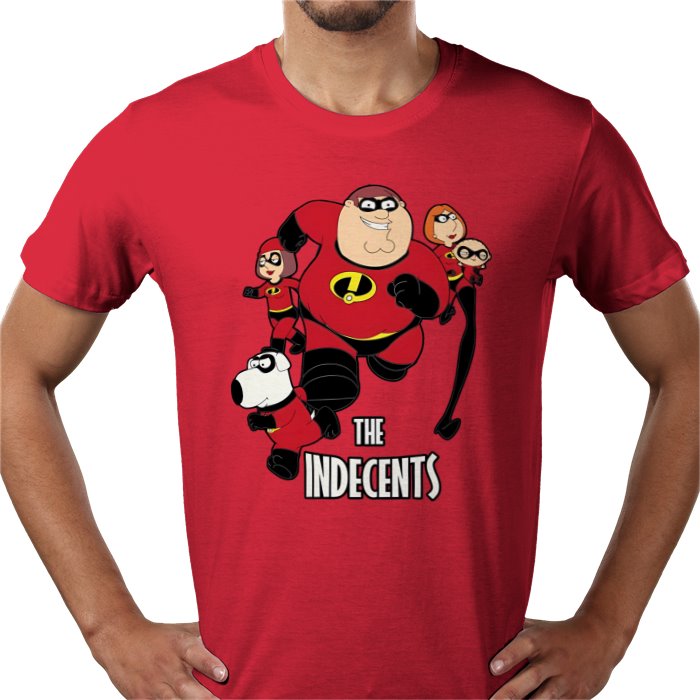 Family Guy x The Incredibles Parody - The Indecents T-Shirt