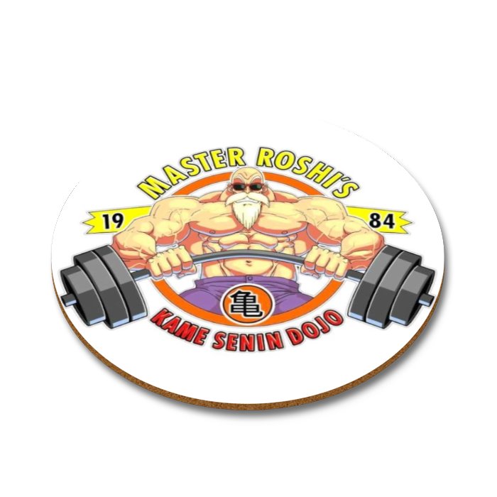 Dragonball Z - Roshi's Gym Round Coasters