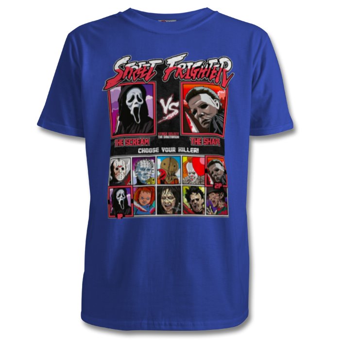 Horror Movies & Street Fighter - Street Frighter T-shirt