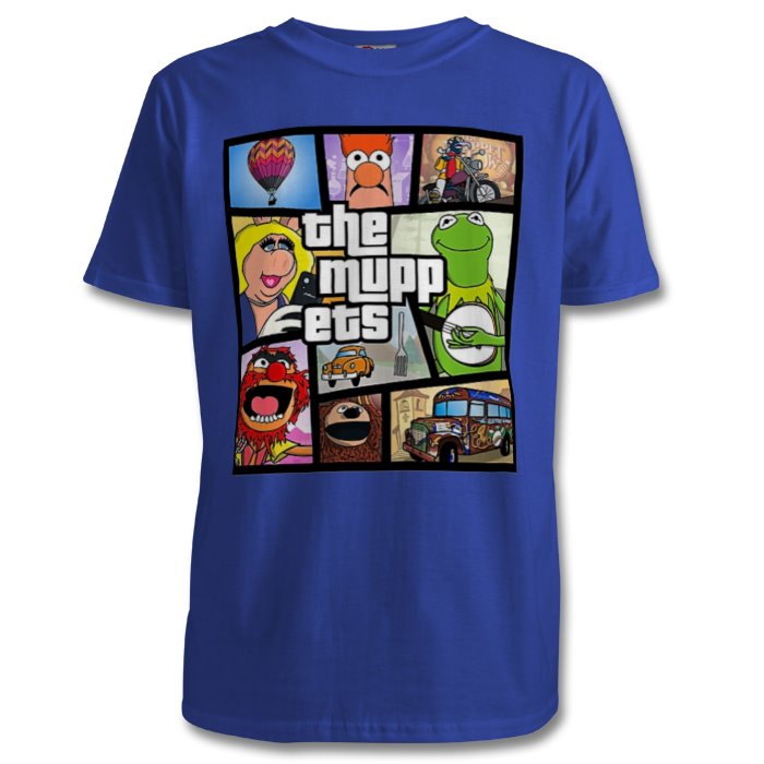 The Muppets & Grand Theft Auto - Grand Theft Auto Style T-shirt