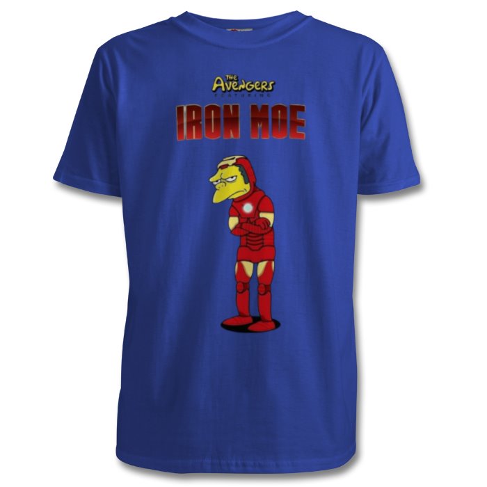 The Simpsons & Iron Man - Iron Moe T-shirt