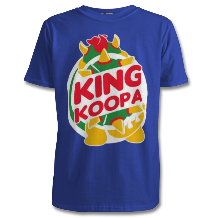 Super Mario Bro's & Burger King - King Koopa T-shirt