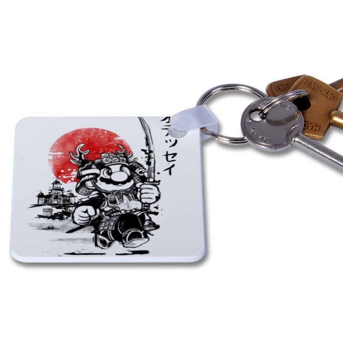 Super Mario Bro's - Samurai Mario Keyring