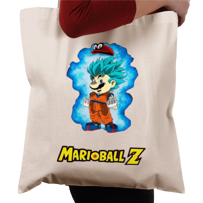 Super Mario Bro's x Dragonball Z - Super Saiyan Mario Tote Bag