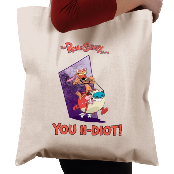 Ren & Stimpy - You Idiot Tote Bag