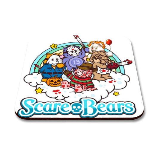 Scare Bears Square Coaster