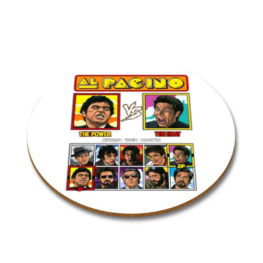Scarface Vs Heat Round Coasters