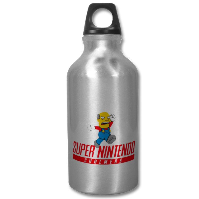 Super Nintendo & Super Mario Bro's & The Simpsons - Super Nintendo Chalmers Water Bottle