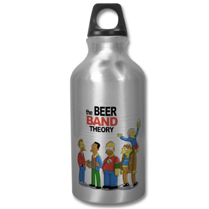 The Simpsons & The Big Bang Theory - Beer Band Theory Water Bottle