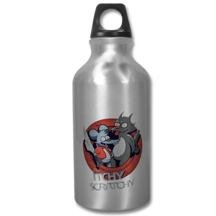 The Simpsons - The Itchy & Scratchy Show Water Bottle