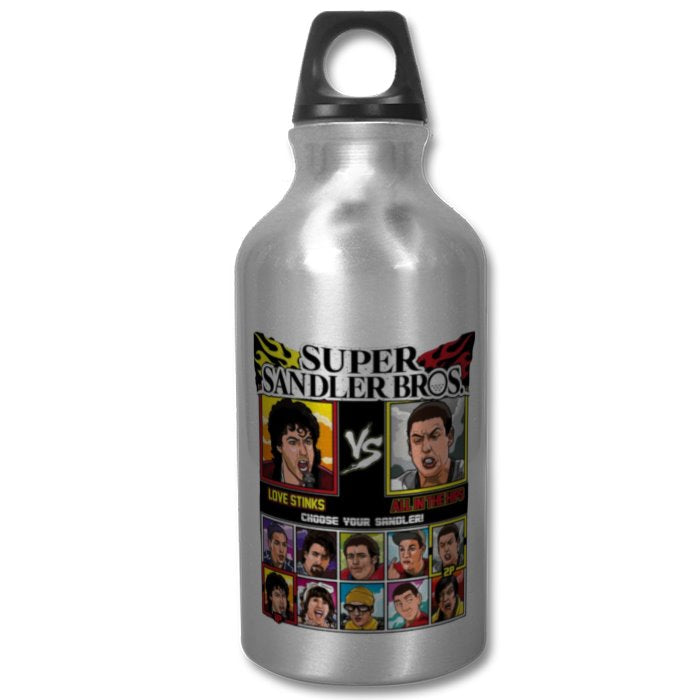 Super Smash Bro's & Adam Sandler - Super Sandler Bro's Water Bottle