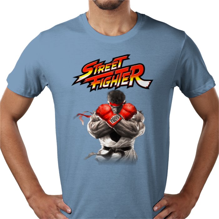 Street Fighter — Ryu Defence Stance T-Shirt