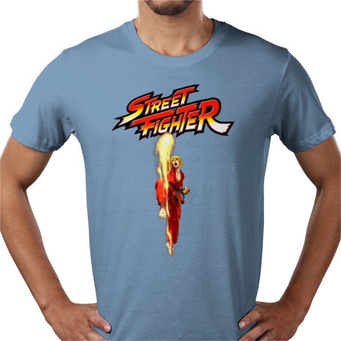 Street Fighter — Ken Dragon Punch T-Shirt