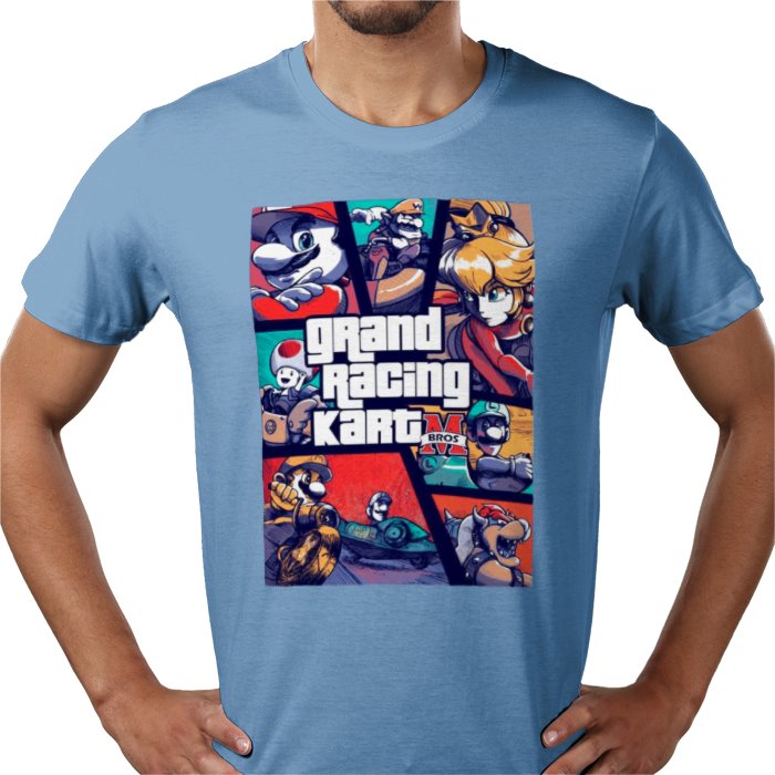 Mario Kart x Grand Theft Auto - Grand Racing Kart T-Shirt