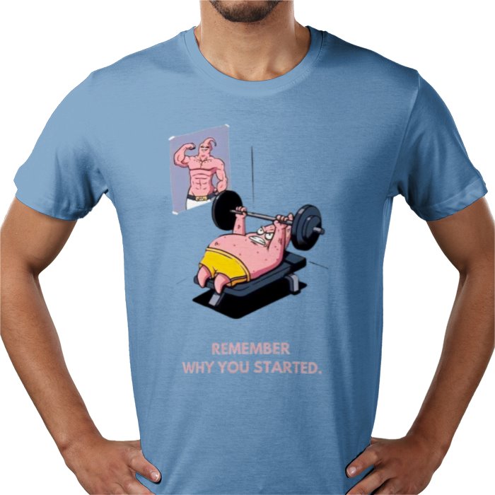 Dragonball Z & SpongeBob Square Pants- Remember Why You Started T-shirt