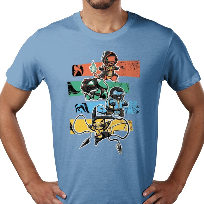 Pokémon & Mortal Kombat - Kombat Starters T-shirt