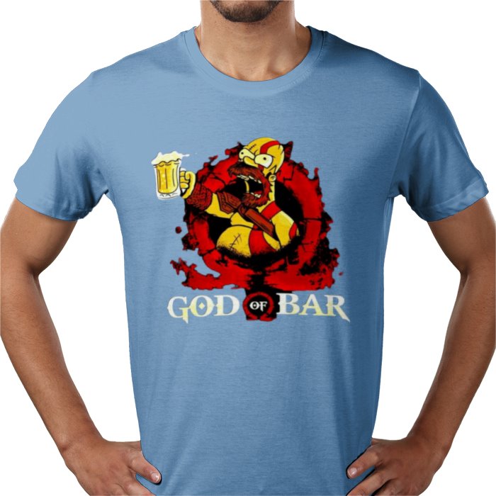 The Simpsons & God Of War - God Of Bar T-shirt