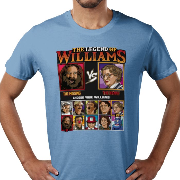 Robin Williams & The Legend Of Zelda -The Legend Of Williams T-shirt