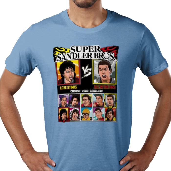 Super Smash Bro's & Adam Sandler - Super Sandler Bro's T-shirt